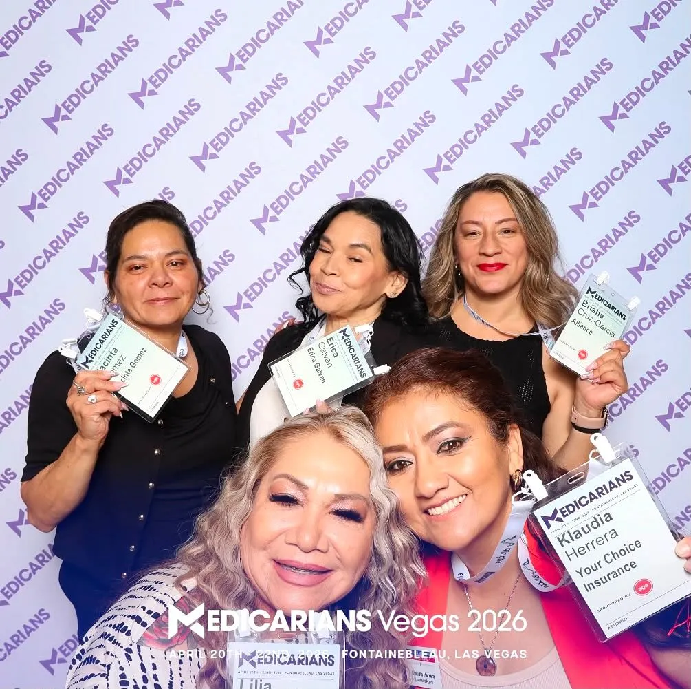 Lily Vásquez y colegas en la convención Medicarians de Las Vegas 2026